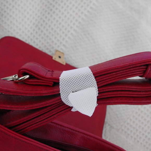 SHOULDER BAG, SLATER EMPERIA, FAUX LEATHER, RED - Picture 6 of 8